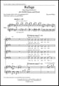 Refuge SATB choral sheet music cover